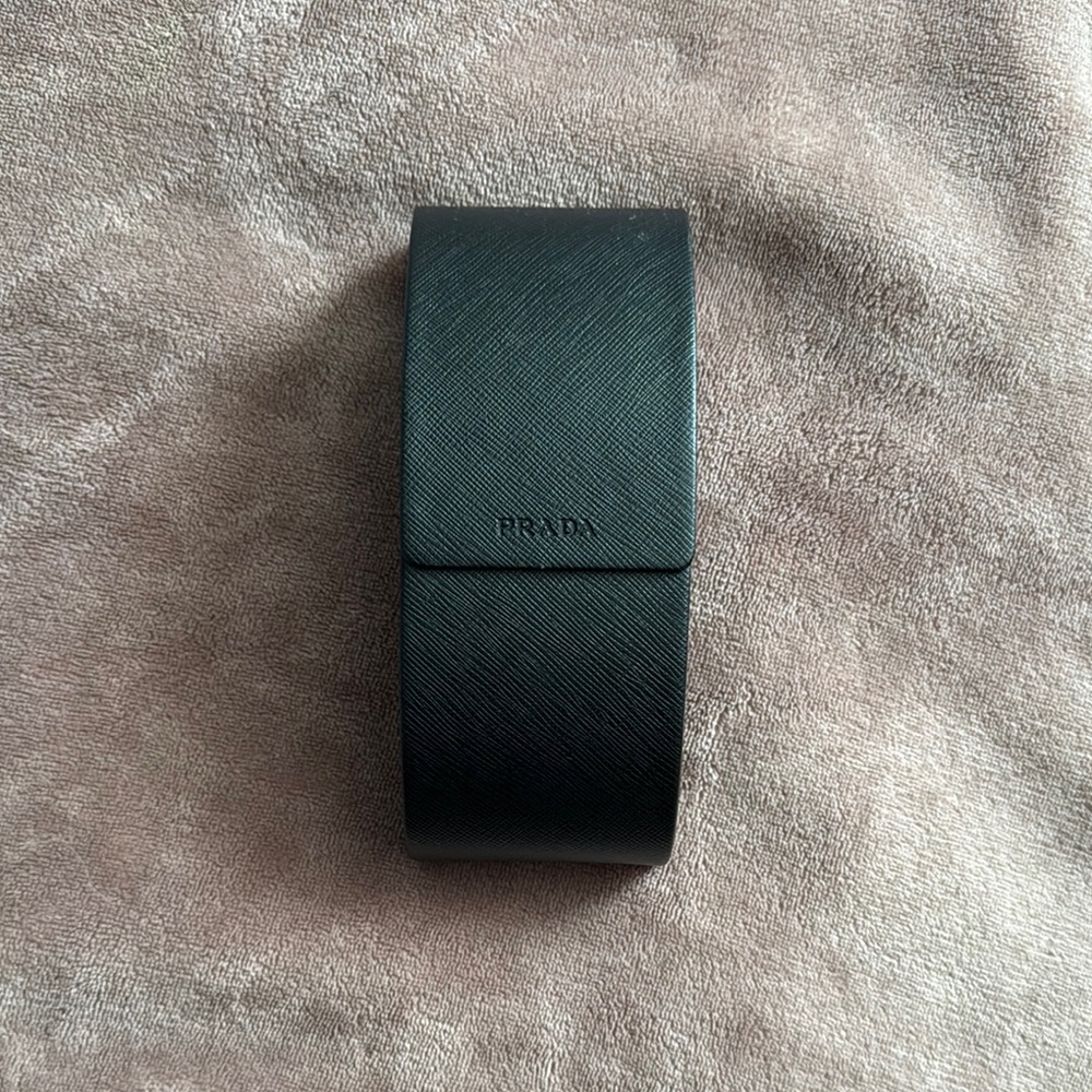 Prada Black Leather Men's Wallet